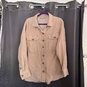 Faherty women’s corduroy shirt jacket
